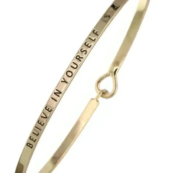 Jewelry - Believe In Yourself Message Bracelet
